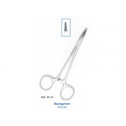 20-10 Иглодержатель хирургический прямой Baumgartner, 145 мм 