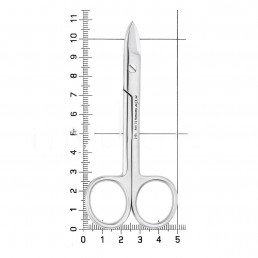 19-18 Ножницы коронковые прямые, 100 мм, зубчатые