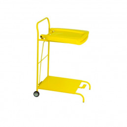 Тележка-стойка для транспортировки медотходов с помощью пакетов