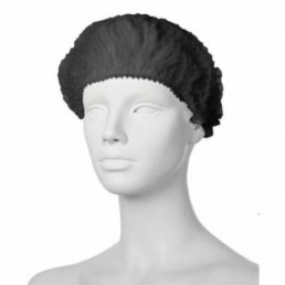 Шапочки "шарлотта" Черные 48см (100 шт) Кристидент