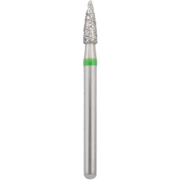 Бор алмазный 860-016C-FG (1шт) форма пламевидный, крупное зерно, NTI