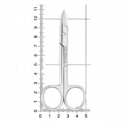 19-18 Ножницы коронковые прямые, 100 мм, зубчатые