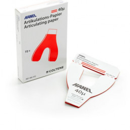 Копирка бумага HANEL 40мик. 480332 подкова красная (72листа) Coltene