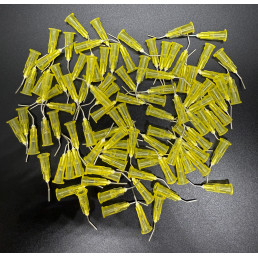 Канюли жёлтые (100 шт) 0,88 мм 20G, для жидкотекучих композитов