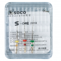 Файл S One 2018 машинный 25мм Ассорти (3шт.) SOCO  (СОХО)