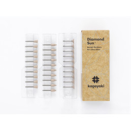 Даймонд Сан набор (30 шт), алмазные полиры DS 30/1,2,3, 3 формы, Кагаяки (Kagayaki Diamond Sun)