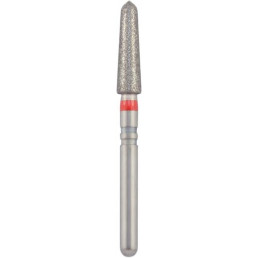 Бор алмазный 878KSE-022F-FG (1шт) форма торпеда коническая, мелкое зерно, NTI
