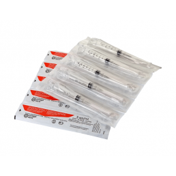 Эндошприц (10шт*3 мл) Шприц эндодонтический 0,4*35 одноразовый (игла с полкой), Омега-дент  