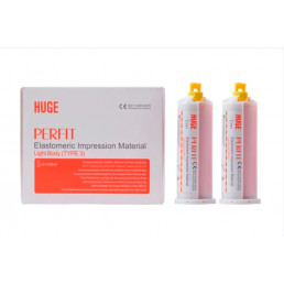 Перфит Лайт Боди Тип 3 (2*50 мл) А-силиконовый корригирующий слепочный материал, Хьюдж (Huge Dental PERFIT Light body Type 3)