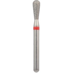 Бор алмазный 830-021F-FG (1шт) форма грушевидный, мелкое зерно, NTI