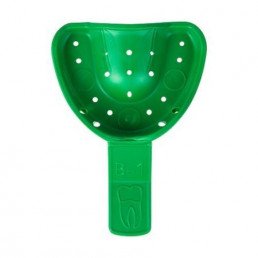 Слепочная верхняя малая ложка В-1 (1 шт), перфорированный пластик, Омега-дент