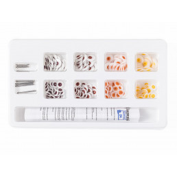 РаундФлекс (240 шт) Полир диск ассорти, 12,6 мм и 9,6 мм, Кагаяки (Kagayaki RoundFlex)