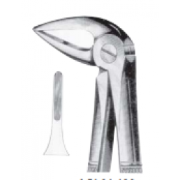 Щипцы для удаления зубов №33М нижние, корневые, AGILE