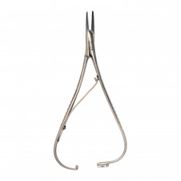 07-237 PRO Иглодержатель микрохирургический прямой Mathieu, 140 мм (1шт) AGILE