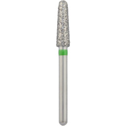 Бор алмазный 856-025C-FG (1шт) форма конус круглый, крупное зерно, NTI