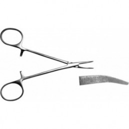 03-005 PRO Зажим изогнутый Mosquito, 12,5 см, AGILE