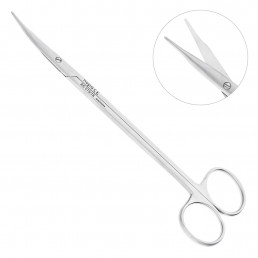 AC 215/18 Ножницы хирургические изогнутые Reynolds, 18,0 см, NOPA