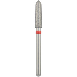 Бор алмазный 878K-023F-FG (1шт) форма торпеда коническая, мелкое зерно, NTI