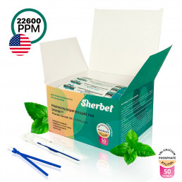 Шербет Fluoride Varnish 5% (50 унидоз*0,4 мл) Перечная мята, Лак реминерализующий, SHERBET StaiNo