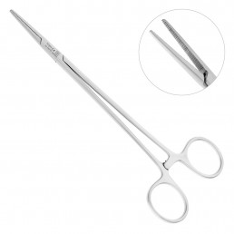 AA 156/18 Щипцы для артерии прямые Halsted, 18,0 см, NOPA