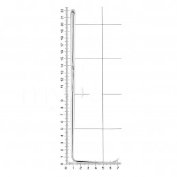 15-17C Ретрактор, 210 мм, 60,0x12,0 мм (роторасширитель)
