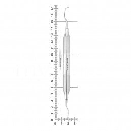 26-42B Кюрета Gracey форма 13/14, ручка DELUXE, ø 10 мм