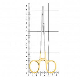 20-25 Иглодержатель хирургический прямой Mayo-Hegar TC, 160 мм, карбид-вольфрамовые вставки