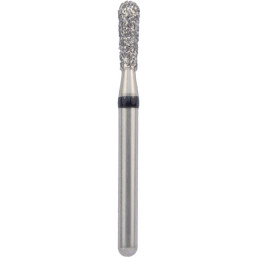 Бор алмазный 830L-016SC-FG (1шт) форма грушевидный длинный, крупное зерно, NTI