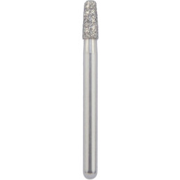 Бор алмазный 845KR-018M-FG (1шт) форма конус круглый кант, среднее зерно, NTI