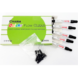 ЧамКвикс Флоу Прозрачный (5шпр*2г) Временный пломбировочный материал, DentKist (CharmQuicks Flow)