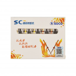 Файл SC PRO машинный 31мм Ассорти (6шт.) с памятью формы SOCO  (СОХО)