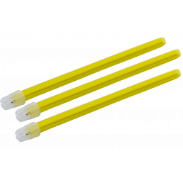 Слюноотсосы со съёмным колпачком, 150 мм, жёлтые (100 шт.), Trevita
