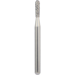 Бор алмазный 830L-012M-FG (1шт) форма грушевидный длинный, мелкое зерно, NTI
