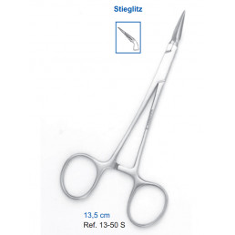 13-50S Зажим для удаления костного фрагмента и мелкого инструмента 13,5 см, Stieglitz