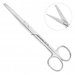 19-16 ножницы хирургические, острый/тупой, 145 мм