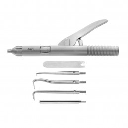 16-7 Коронкосниматель ручной Crown-Click, односторонний, автомат., регулируемый(+2 ключа и 2насадки)