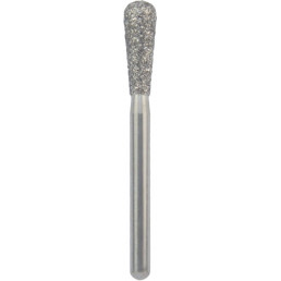 Бор алмазный 830L-025M-FG (1шт) форма грушевидный длинный, мелкое зерно, NTI