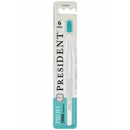 Зубная щетка PRESIDENT PROFI 2000 (1 шт) Средняя 6 МИЛ