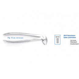 12-13 Щипцы для удаления зубов нижние, премоляры