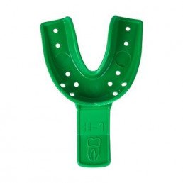 Слепочная нижняя малая ложка Н-1 (1 шт), перфорированный пластик, Омега-дент