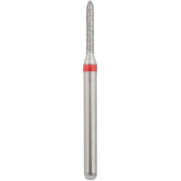 Бор алмазный 877-009F-FG (1шт) форма торпеда, мелкое зерно, NTI
