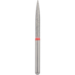 Бор алмазный 864-016F-FG (1шт) форма пламевидный, мелкое зерно, NTI