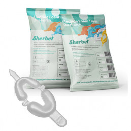 Ложки для фторирования Шербет, размер M (Белые) (50шт) SHERBET StaiNo