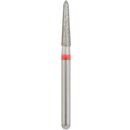 Бор алмазный 878K-018F-FG (1шт) форма торпеда коническая, мелкое зерно, NTI