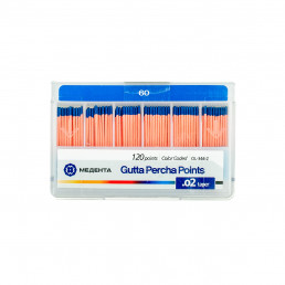 Гуттаперча Медента .02 №60 (120шт) META BIOMED