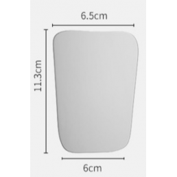 Зеркало окклюзионное №4 (113*65*60мм)(1 шт) для дентальной фотографии, двустороннее 