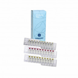 Энфорс Пин набор (30 шт), уретановые полиры, 3 абразивности, диск, пин полимер, Кагаяки (Kagayaki Enforce pin)