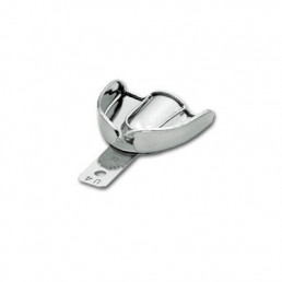 Ложка слеп. Желез. НЕ перф. с бортиками В-М (1шт) ASA Dental