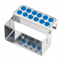 15-88 Лоток для хранения и стерилизации инструментов 63х25х30 мм, на 12 инструментов