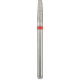 Бор алмазный 846KR-016F-FG (1шт) форма конус, круглый кант, мелкое зерно, NTI
